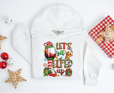 Sip & Elf: Wine Mom's Holiday Hoodie