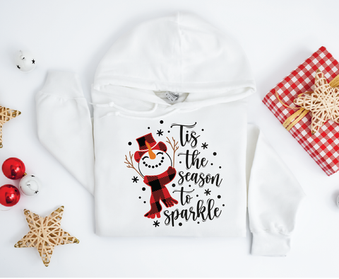 Festive Hoodie Delight: Tis The Season To Sparkle