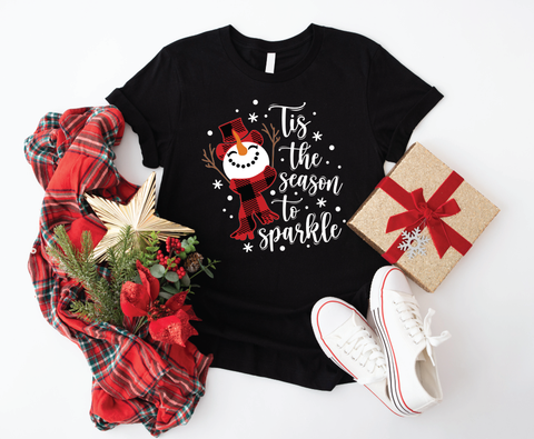 Festive Softstyle Shirt Delight: Tis The Season To Sparkle