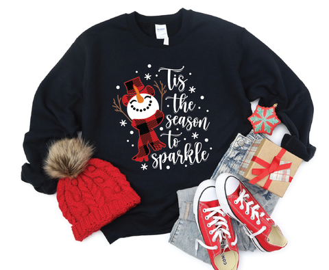 Festive Crewneck Delight: Tis the Season to Sparkle