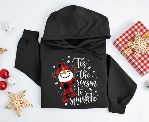 Festive Hoodie Delight: Tis The Season To Sparkle