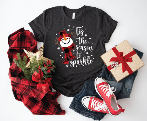 Festive Softstyle Shirt Delight: Tis The Season To Sparkle