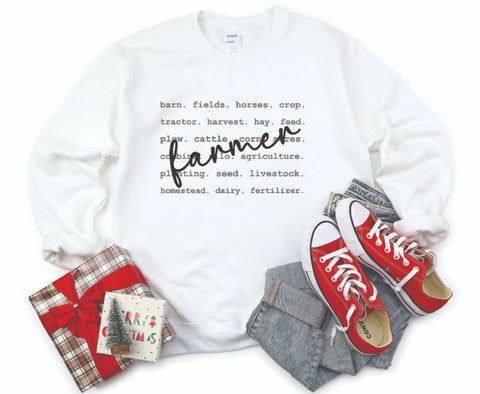 Support Agriculture Farming Community - Cozy Crewneck