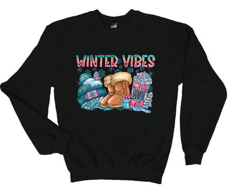 Winter Vibes - Cozy Crewneck