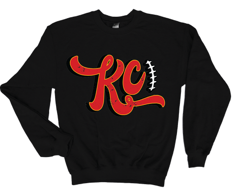 KC Chiefs Glitter Spirit - Turn heads with some sparkle! -  Softstyle Unisex Crewneck