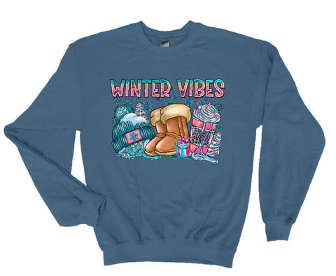 Winter Vibes - Cozy Crewneck