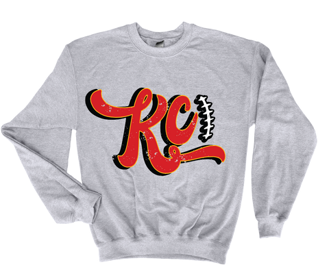 KC Chiefs Glitter Spirit - Turn heads with some sparkle! -  Softstyle Unisex Crewneck