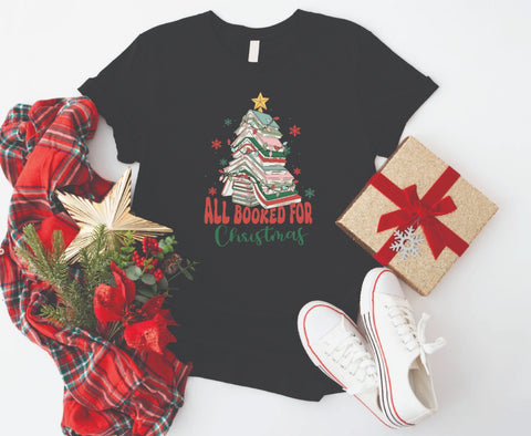 All Booked for Christmas - Softstyle T-Shirt