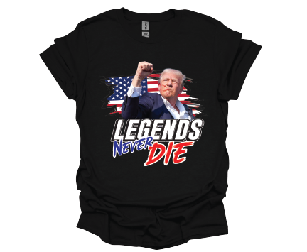 Legends Never Die - Softstyle Unisex T-Shirt