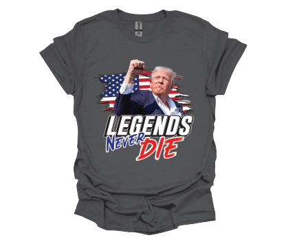 Legends Never Die - Softstyle Unisex T-Shirt