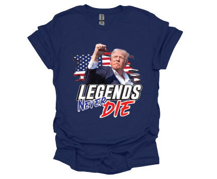 Legends Never Die - Softstyle Unisex T-Shirt