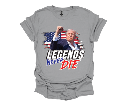 Legends Never Die - Softstyle Unisex T-Shirt