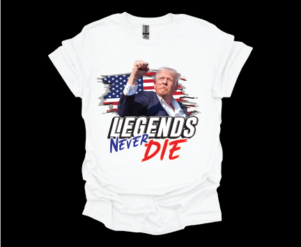 Legends Never Die - Softstyle Unisex T-Shirt